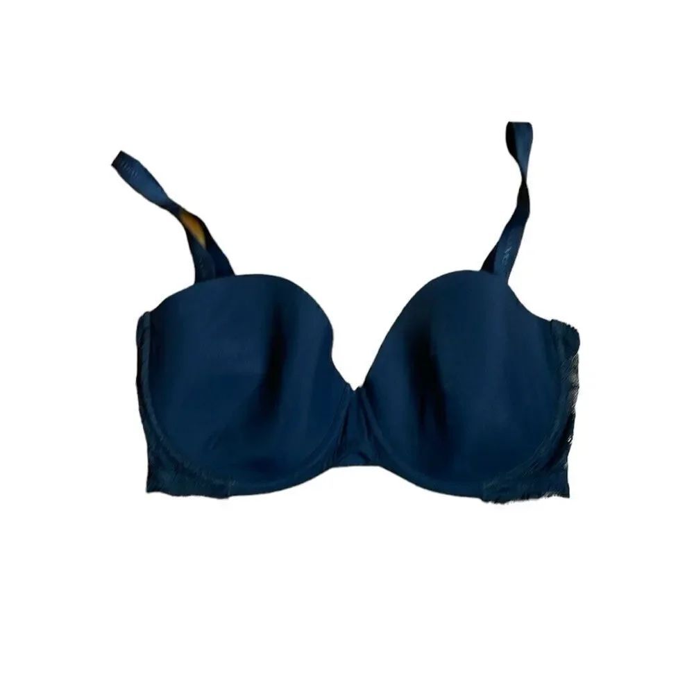 Calvin Klein Perfectly Fit Convertible Black Lace Bra 36D